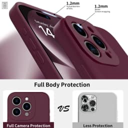 Silikonové nárazuvzdorné pouzdro na telefon s plnou ochranou objektivu pro iPhone 16 15 14 13 12 11 Pro Max Plus - náhled 4