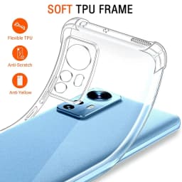 Silikonový kryt na telefon odolný proti nárazům, průhledný, ultra tenký, měkký, pro Redmi Note 11 10 9 8 Pro - náhled 6