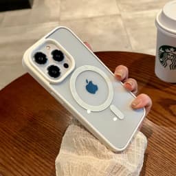 Průhledný kryt MagSafe pro iPhone 16, 15, 14, 13, 12 Pro Max s magnetickým bezdrátovým nabíjením - náhled 5