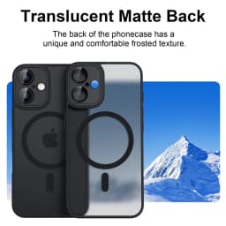 Magnetický matný průhledný kryt pro iPhone 11-16, nárazuvzdorný, kompatibilní s MagSafe, bezdrátové nabíjení - náhled 5