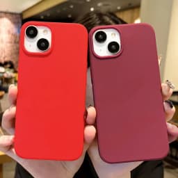 Měkké matné pouzdro na telefon s ochranou proti nárazům a nárazům pro fotoaparát pro iPhone 16 15 14 13 12 Pro Max Plus - náhled 4