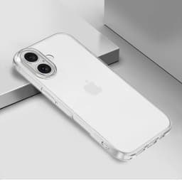 Průhledný měkký TPU kryt pro iPhone 16 Pro Max - ultra tenký průhledný silikonový ochranný kryt - náhled 2