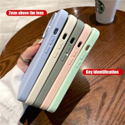 Silikonový kryt na telefon pro iPhone 16 15 14 13 12 11 Pro Max, nárazuvzdorný, měkký ochranný kryt - náhled 6