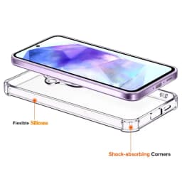 Průhledný kryt na telefon pro Samsung Galaxy A15 A16 A17 A25 A26 A35 A36 A55 A56 5G - náhled 7