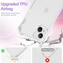 Silikonové pouzdro na telefon s tvrzeným světlem, ultra tenké, odolné proti nárazům, pro iPhone 15, 14, 13, 12, 11, Pro Max, Mini - náhled 3