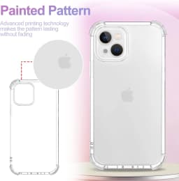 Silikonové pouzdro na telefon s tvrzeným světlem, ultra tenké, odolné proti nárazům, pro iPhone 15, 14, 13, 12, 11, Pro Max, Mini - náhled 6