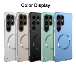 Magnetický kryt pro Samsung Galaxy S25 S24 S23 S22 Ultra Plus, tenký kovový chladicí kryt - náhled 3