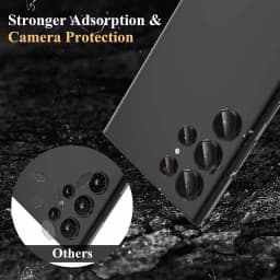 Ochranný kryt pro fotoaparát Samsung Galaxy S24 Ultra s HD sklem a ochranným kroužkem pro kryt objektivu - náhled 6