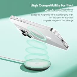 Magnetický kryt na telefon pro iPhone 16 15 14 13 12 Pro Max s bezdrátovým nabíjením, kompatibilní s krytem - náhled 3