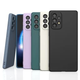 Silikonový ochranný kryt pro objektiv fotoaparátu pro Samsung Galaxy A32 A52 A53 A72 4G 5G zadní kryt - náhled 6