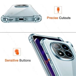 Průhledný TPU kryt na telefon pro Note 14 Pro 5G, průhledný nárazuvzdorný měkký ochranný kryt - náhled 3