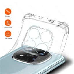 Průhledný TPU kryt na telefon pro Note 14 Pro 5G, průhledný nárazuvzdorný měkký ochranný kryt - náhled 6