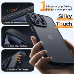 Matný silikonový kryt na telefon pro iPhone 16 15 14 13 12 11 Pro Max Mini XR XS nárazuvzdorný kryt - náhled 5