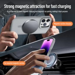 Magnetický kryt na telefon se stojánkem pro iPhone 16 15 14 13 12 Nárazuvzdorný kryt pro bezdrátové nabíjení - náhled 5