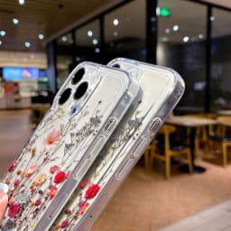 Roztomilý květinový průhledný nárazuvzdorný kryt na telefon pro Samsung Galaxy A56 A36 S25 S24 S23 S22 S21 - náhled 6