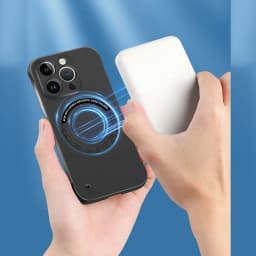 Ultra tenký magnetický kryt na telefon z tvrdého PC bezrámového materiálu kompatibilní s bezdrátovým nabíjením - náhled 7