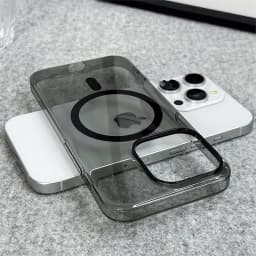 Ultra tenký průhledný magnetický kryt pro iPhone 16 15 14 13 12 Pro Max s bezdrátovým nabíjením, kompatibilní s... - náhled 2