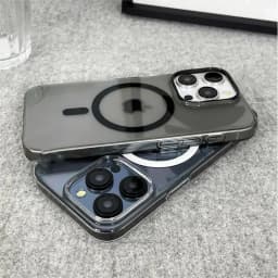 Ultra tenký průhledný magnetický kryt pro iPhone 16 15 14 13 12 Pro Max s bezdrátovým nabíjením, kompatibilní s... - náhled 3