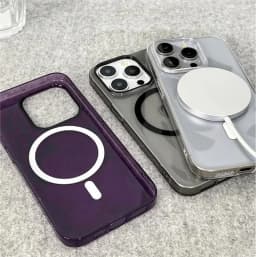 Ultra tenký průhledný magnetický kryt pro iPhone 16 15 14 13 12 Pro Max s bezdrátovým nabíjením, kompatibilní s... - náhled 6