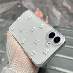 3D třpytivé pouzdro s mašlí pro iPhone 16, 15, 14, 13, 12, 11 Pro Max Plus Mini - náhled 5