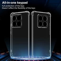 Nárazuvzdorný TPU průhledný kryt na telefon se čtyřmi rohy, ochranný, pro mobilní zařízení - náhled 4