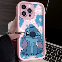 Kryt na telefon s kresleným stehem pro iPhone 16 15 14 13 12 11 Pro Max XR SE nárazuvzdorný zadní kryt - náhled 5