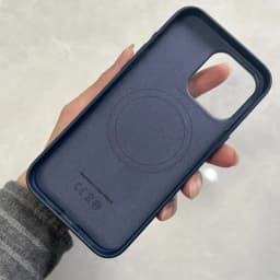 Kožený kryt MagSafe pro iPhone 16 15 Pro Max Plus s bezdrátovým nabíjením a magnetickým krytem na telefon - náhled 7