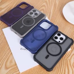 Magnetické brnění proti nárazům s bezdrátovým nabíjením pro iPhone 15 14 13 12 Pro Max - náhled 4