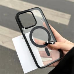 Průhledné magnetické bezdrátové nabíjecí pouzdro pro iPhone 16 15 14 13 12 11 Pro Max Mini - náhled 6
