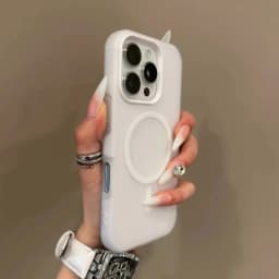 Magnetický kryt na iPhone 2 v 1 s bezdrátovým nabíjením - měkký matný kryt pro iPhone 17 16 15 14 13 12 - náhled 5