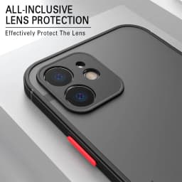 Nárazuvzdorný matný kryt Armor pro iPhone - měkký silikonový průhledný pevný kryt pro všechny modely - náhled 6