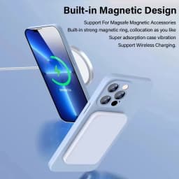 Magnetický silikonový kryt na telefon s ochranou kompatibilní s MagSafe pro iPhone 16 15 14 13 12 Pro Max Plus - náhled 7
