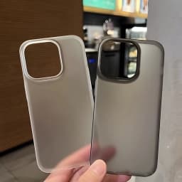 Ultra tenký průhledný matný kryt na telefon, nárazuvzdorný měkký kryt pro iPhone 16 15 14 13 12 Pro Max Plus - náhled 3