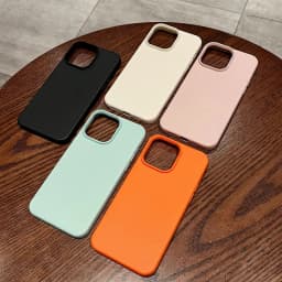 Luxusní silikonový kožený kryt na telefon, nárazuvzdorný, plný kryt pro iPhone 16 15 14 13 12 11 Pro Max - náhled 4