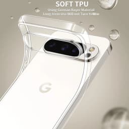 Průhledný silikonový kryt na telefon, ultra tenký, nárazuvzdorný, měkký kryt pro Google Pixel 9 8 7 6 5 Pro XL - náhled 6
