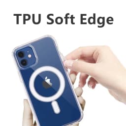 Magnetické průhledné pouzdro na telefon MagSafe kompatibilní s iPhone 16 15 14 13 12 11 Pro Max bezdrátové nabíjení - náhled 3
