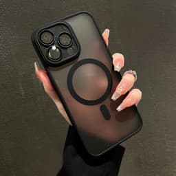 Matný kryt Armor MagSafe pro iPhone, nárazuvzdorný, bezdrátový nabíjecí kryt pro 11, 12, 13, 14, 15, 16 Pro Max - náhled 4