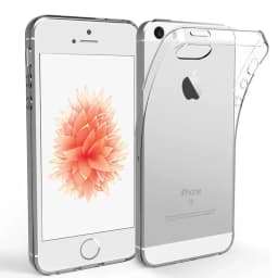 Průhledný silikonový kryt na telefon, měkký TPU, průhledný ochranný kryt pro iPhone 5 5S SE 7 8 - náhled 2