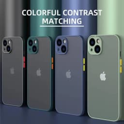 Matný silikonový kryt na telefon, nárazuvzdorný měkký kryt pro iPhone 14 13 12 11 Pro Max Mini XS XR 8 7 - náhled 7