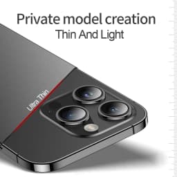 Tenký matný pevný kryt z PC pro iPhone 16 15 14 13 12 11 Pro Max Plus Mini SE - náhled 5