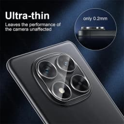 Průhledný ochranný kryt z tvrzeného skla pro fotoaparát, 3D zakřivený zadní kryt pro smartphone 5G 4G HD - náhled 3