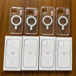 Bezdrátové nabíjecí pouzdro MagSafe pro iPhone 16 15 14 13 12 11 Pro Max magnetický průhledný nárazník - náhled 6