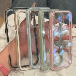 Průhledný nárazuvzdorný kryt na telefon pro iPhone 11 12 13 14 15 16 Pro Max Průhledný ochranný kryt - náhled 2