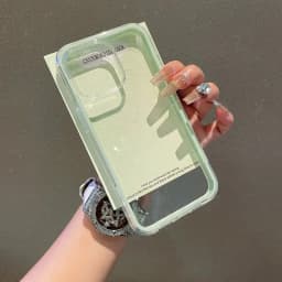 Průhledný nárazuvzdorný kryt na telefon pro iPhone 11 12 13 14 15 16 Pro Max Průhledný ochranný kryt - náhled 4