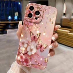 Pouzdro na telefon Samsung Galaxy S23 S24 S25 Ultra s motýly a květinovým vzorem, měkké TPU kryty... - náhled 4