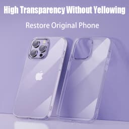 Průhledný měkký TPU kryt na telefon pro iPhone 16 15 14 13 12 11 Pro Max XS XR 8 7 Plus Průhledný kryt - náhled 6
