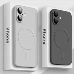 Silikonový kryt MagSafe Liquid pro iPhone 16 15 14 13 12 11 Pro Max s bezdrátovým nabíjením - náhled 2