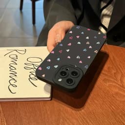 Silikonový kryt pro iPhone s motivem srdce, nárazuvzdorný měkký kryt pro iPhone 15 14 13 12 11 Pro Max XR XS - náhled 5
