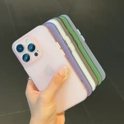 Ultra tenký TPU kryt na telefon, tenký matný průsvitný silikonový kryt pro iPhone 16 15 14 13 12 11 - náhled 7