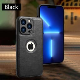 Luxusní kožené pouzdro na telefon z prémiové kůže kompatibilní s iPhone 16, 15, 14, 13, 12, 11, Pro Max Plus X XR - náhled 4